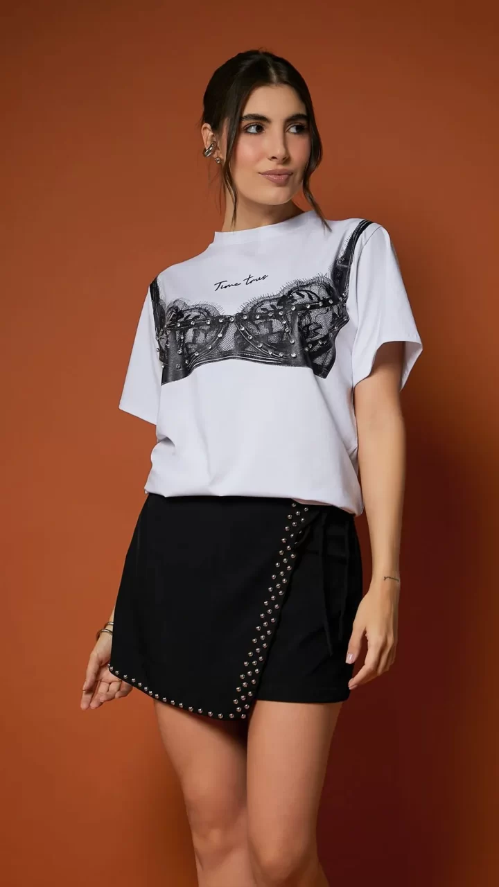 CAMISETA CON ESTAMPADO DE TOP