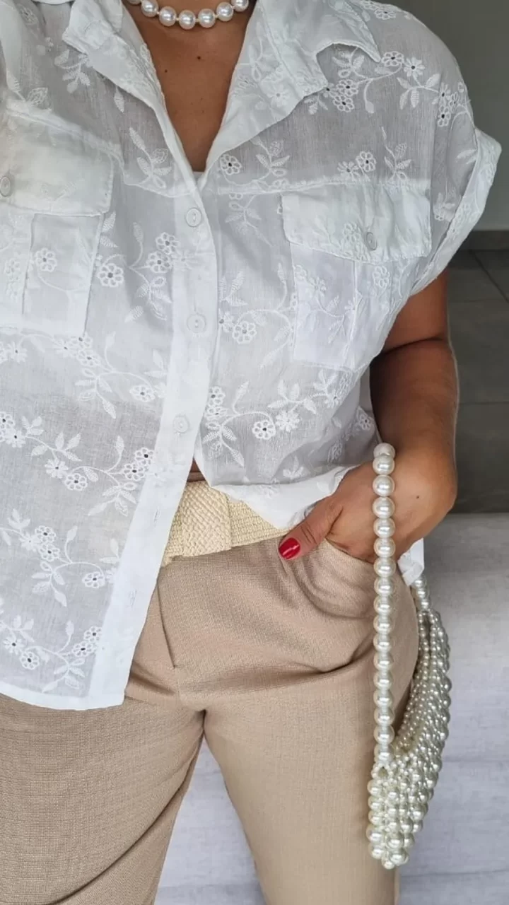 CAMISERA HOJALILLO MANGA CORTA
