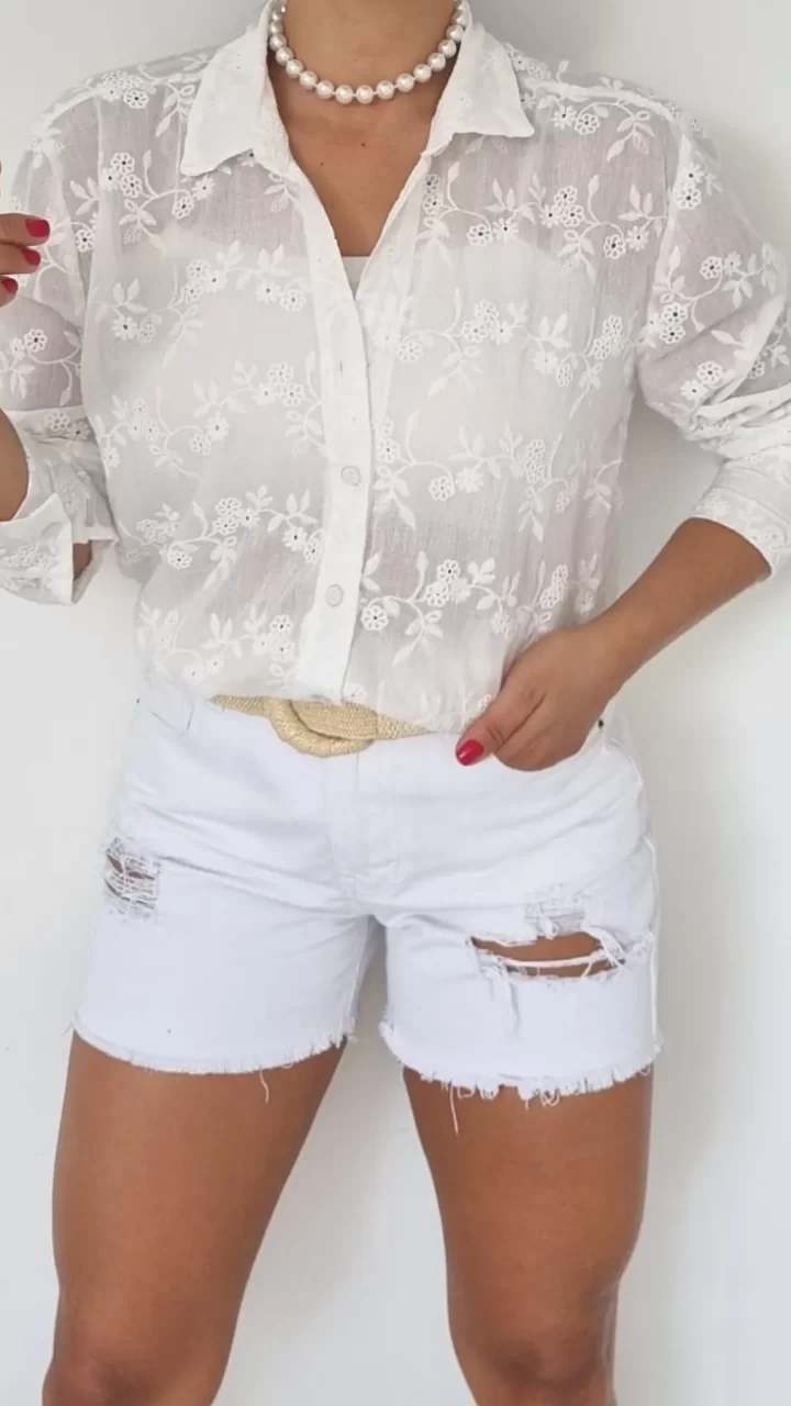 CAMISERA HOJALILLO MANGA LARGA