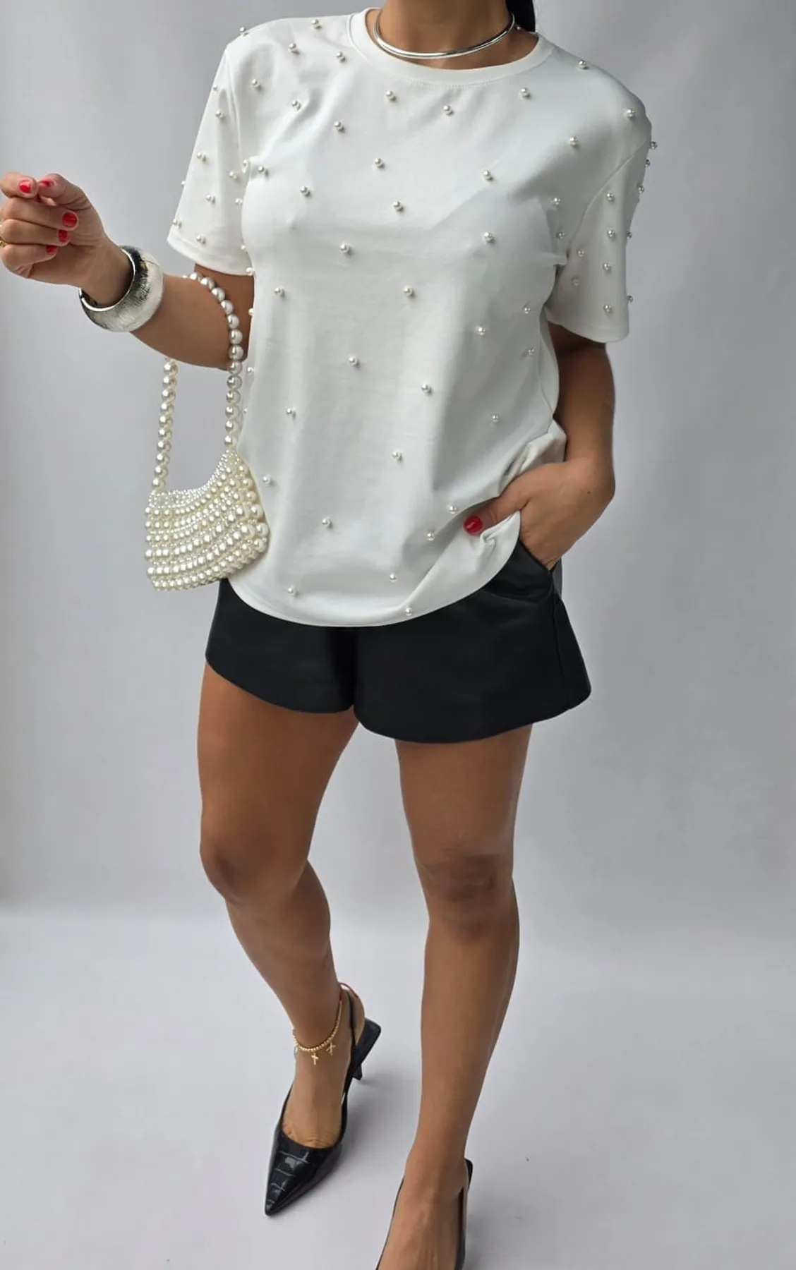 BLUSA CON PERLAS - Imagen 3