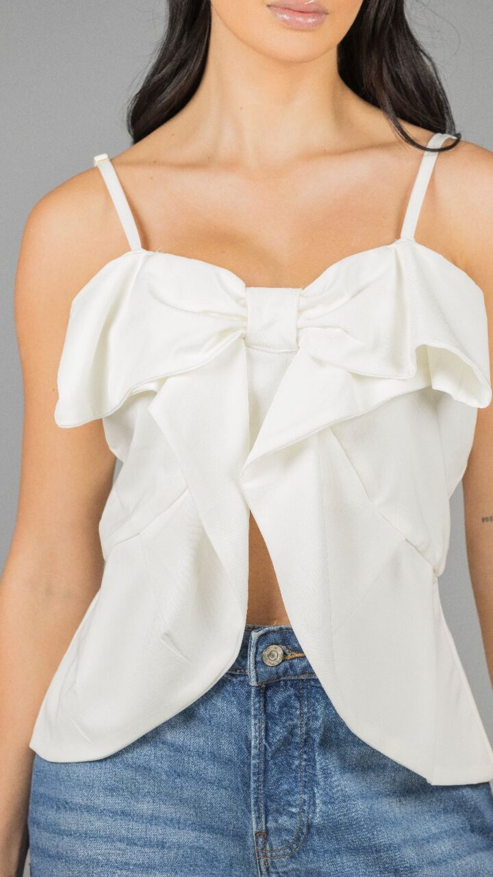 BLUSA CON LAZO