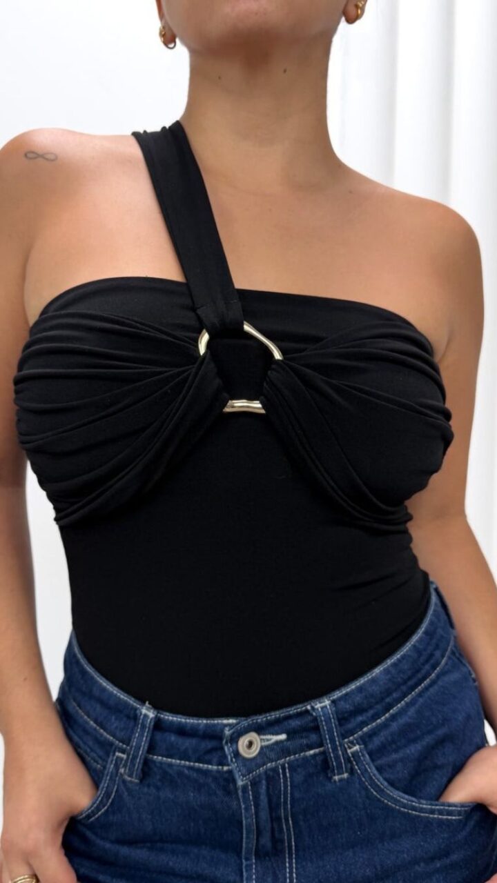 BODY ESTRAPLE CON HERRAJE FLAVIA