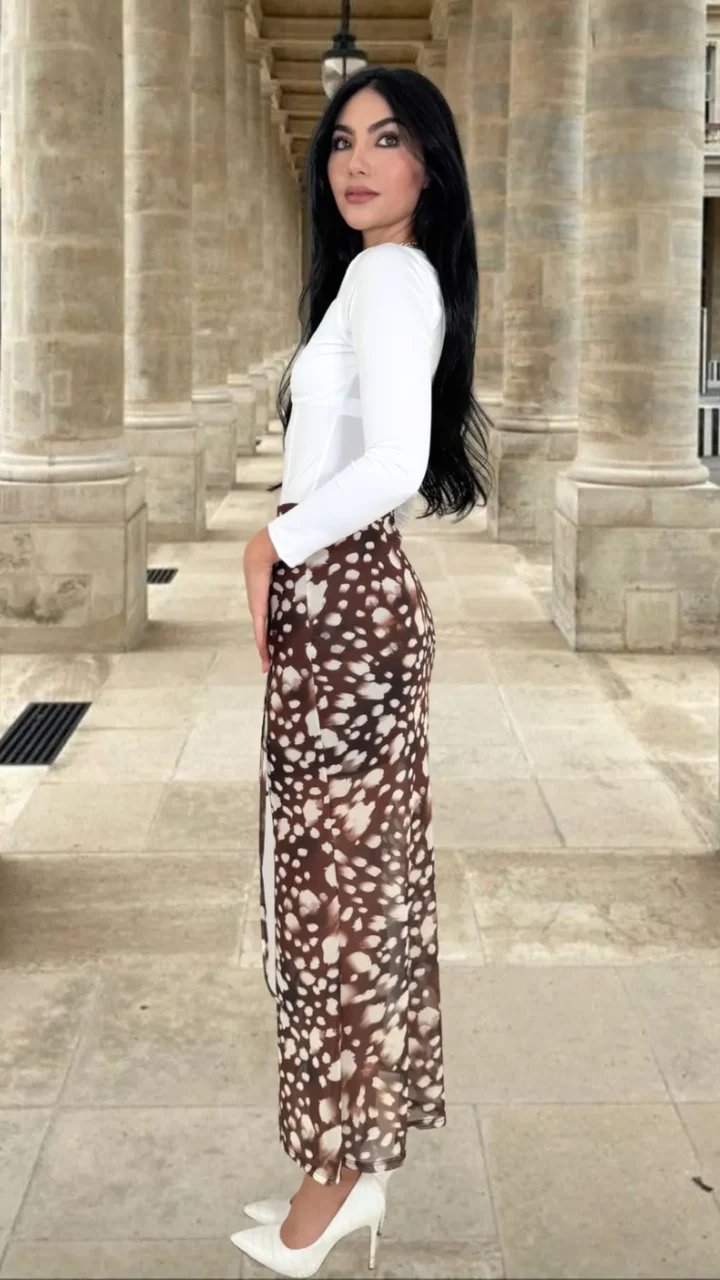 MAXI FALDA ESTAMPADA BAMBI NIRA