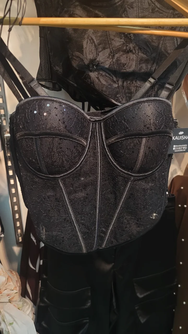 CORSET CON LENTEJUELAS PEQUEÑA